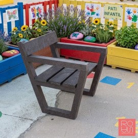 Cadira infantil de plàstic reciclat Ecociutat Mini